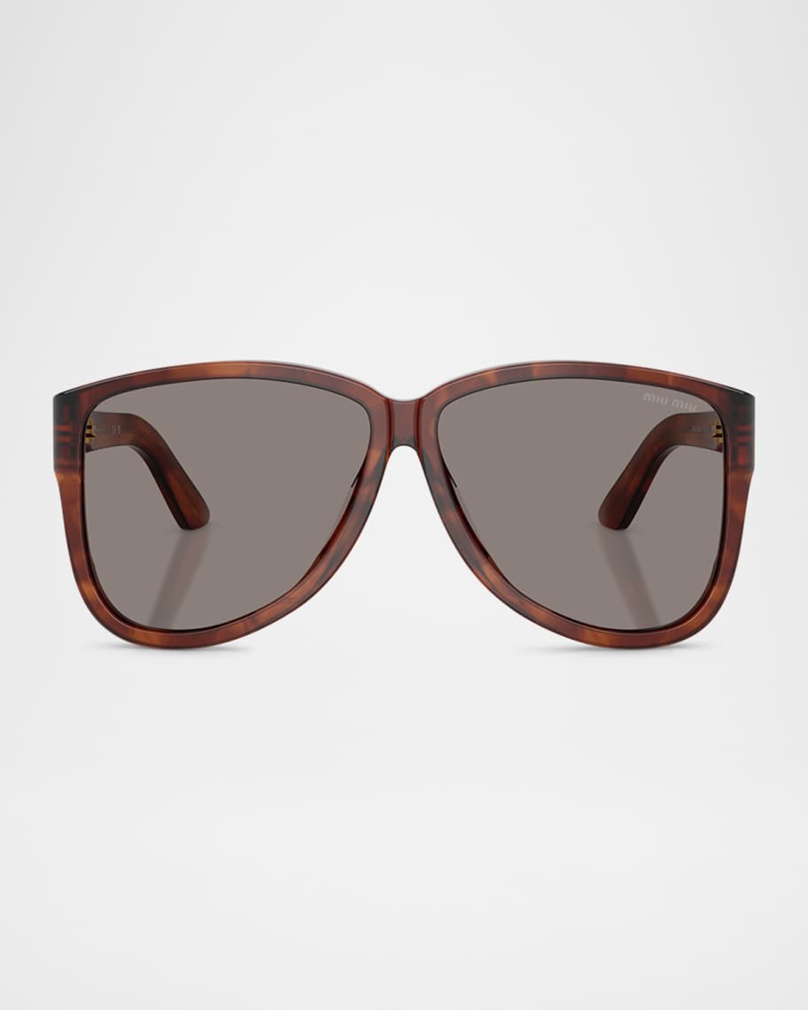 Mu A08sf Acetate Aviator Sunglasses