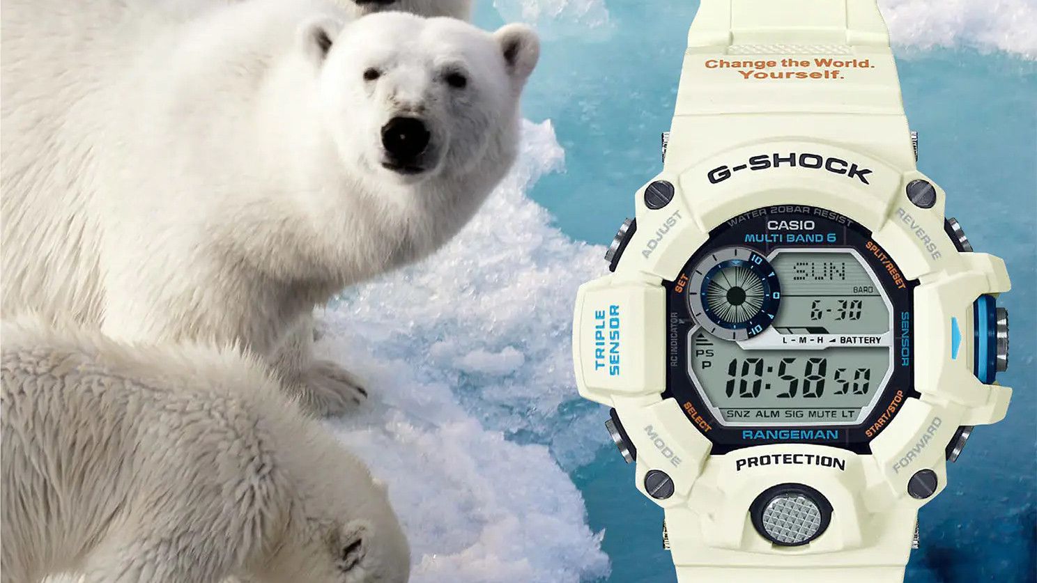 Casio launches tough G-Shock Rangeman watch inspired by endangered
