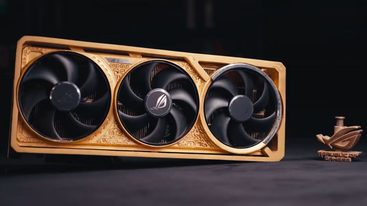 Asus reveals how $500,000 ROG Astral RTX 5090D was made — world's most expensive GPU is hewn from 5KG of pure gold