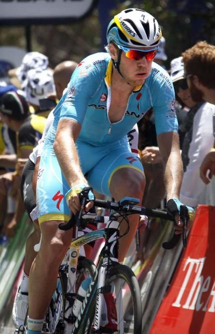 Lars Boom (Astana) was aggressive before the climb