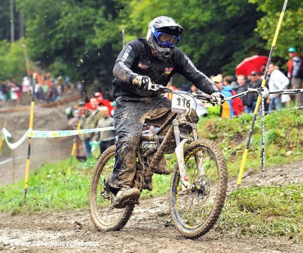 The team from Mauritius rode single crown forks on one of the most difficult courses out there