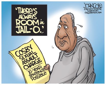 Editorial cartoon Entertainment Bill Cosby Jail