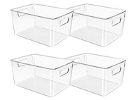 Clear plastic storage boxes, Amazon