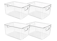 Clear plastic storage boxes, Amazon
