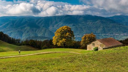 The village of Madonna dei Fornelli in Emilia-Romagna, Italy