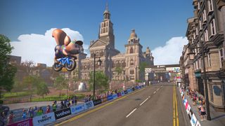 Image shows route from Zwift Scotland