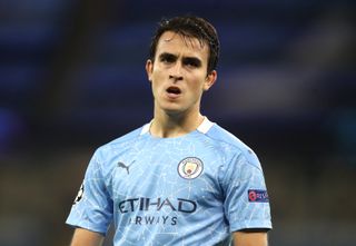 Manchester City’s Eric Garcia is being tracked by Barcelona