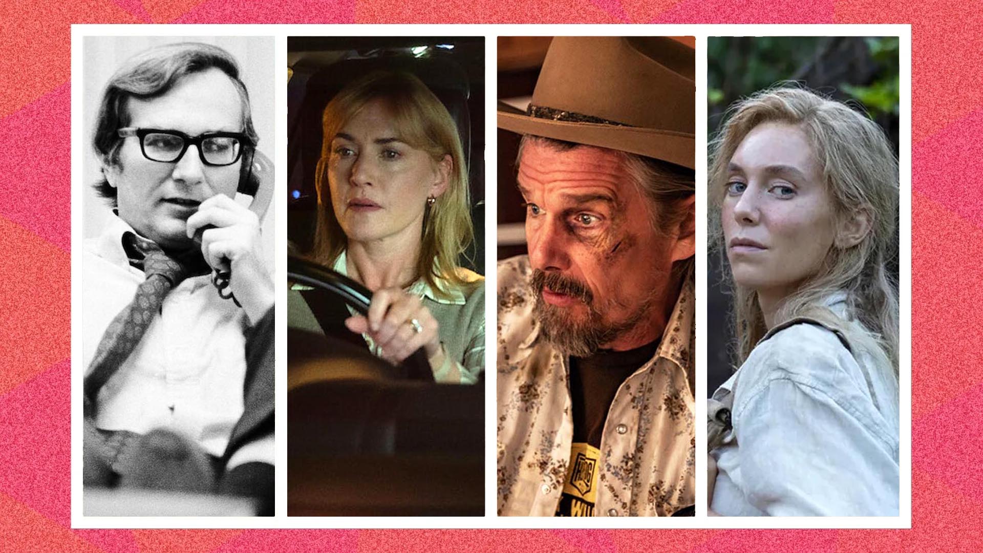 Images from four TV shows. 