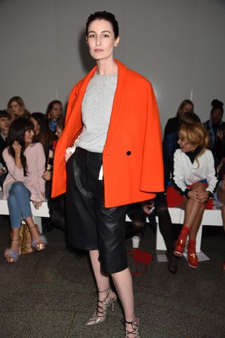 Erin O'Connor On The London Fashion Week FROW