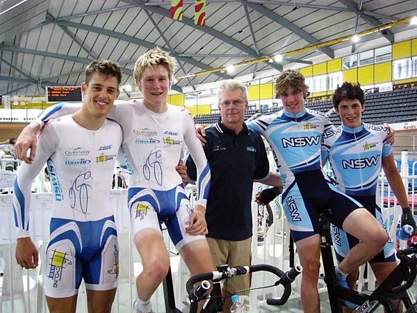 A little bit bruised, torn and bleeding, rival riders from NSW survived a mid-race fall