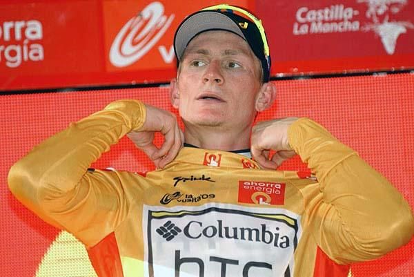 Gold jersey time for Andr&eacute; Greipel (Columbia-HTC)