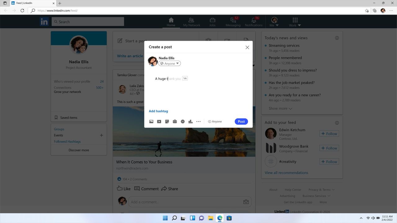 Text Prediction Editor Edge
