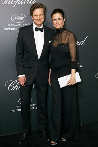 Colin Firth And Wife Livia At Cannes