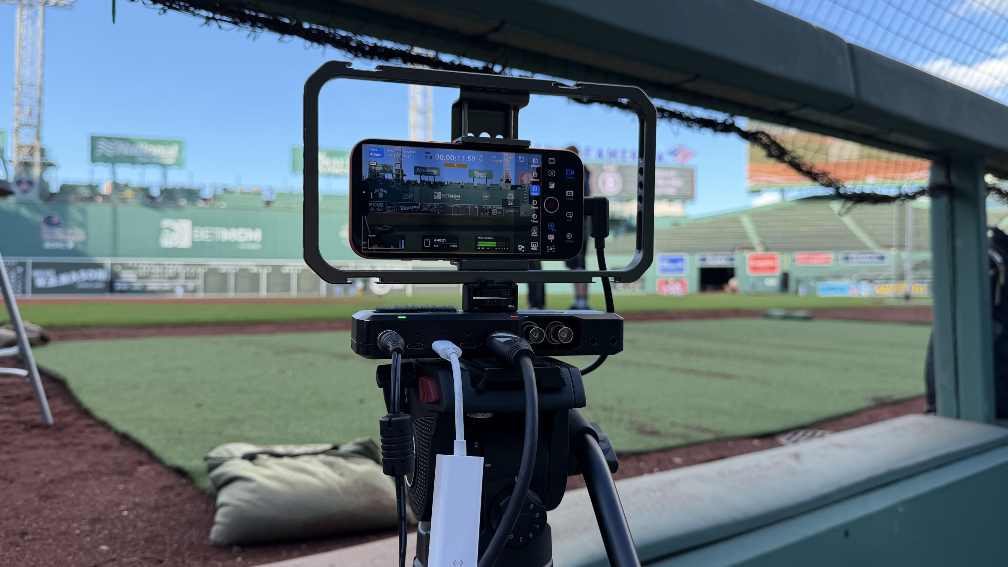 Apple Friday Night Baseball Shot on iPhone 17 (9/26/25 at Fenway Park)