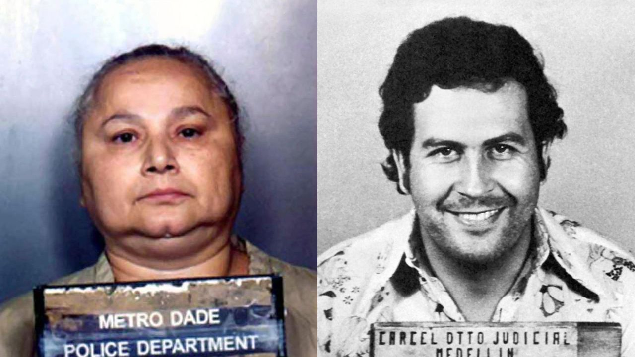 Griselda Blanco and Pablo Escobar&#039;s mugshots