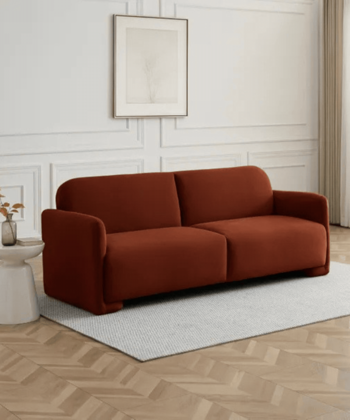 Dunelm, Miko Velvet 3 Seater Clic Clac Single Sofa Bed