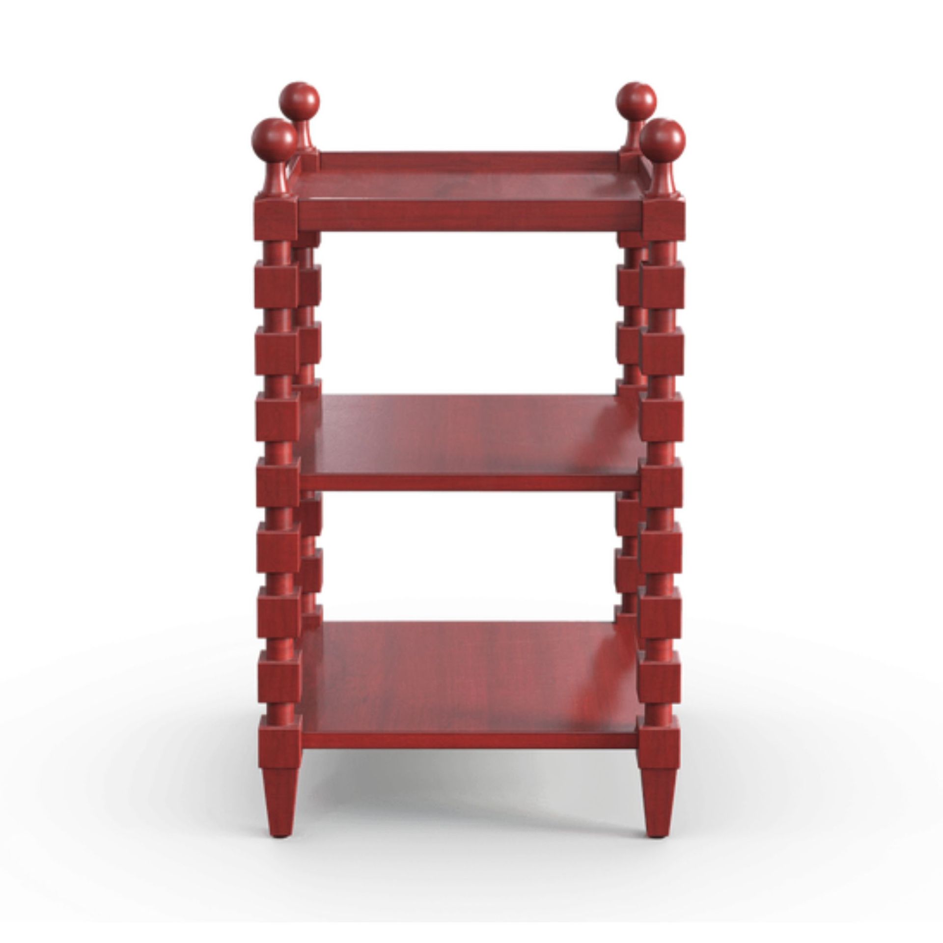 oka red side table