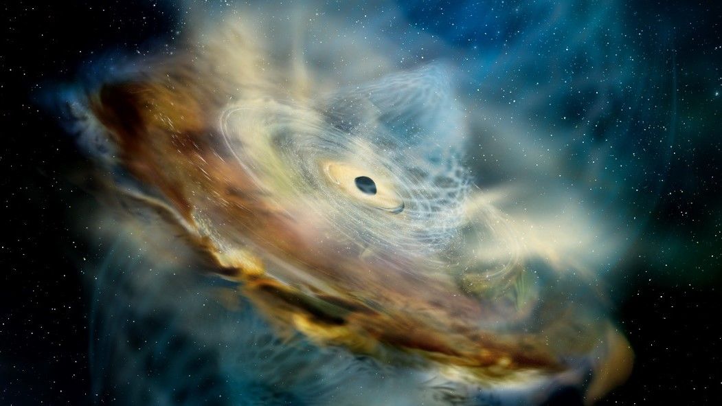 Monster black hole might have executed a magnetic 'flip'