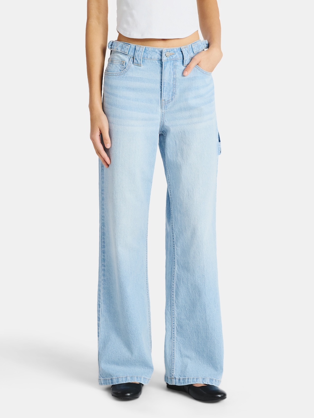 No Boundaries, Baggy Carpenter Wide Leg Jeans