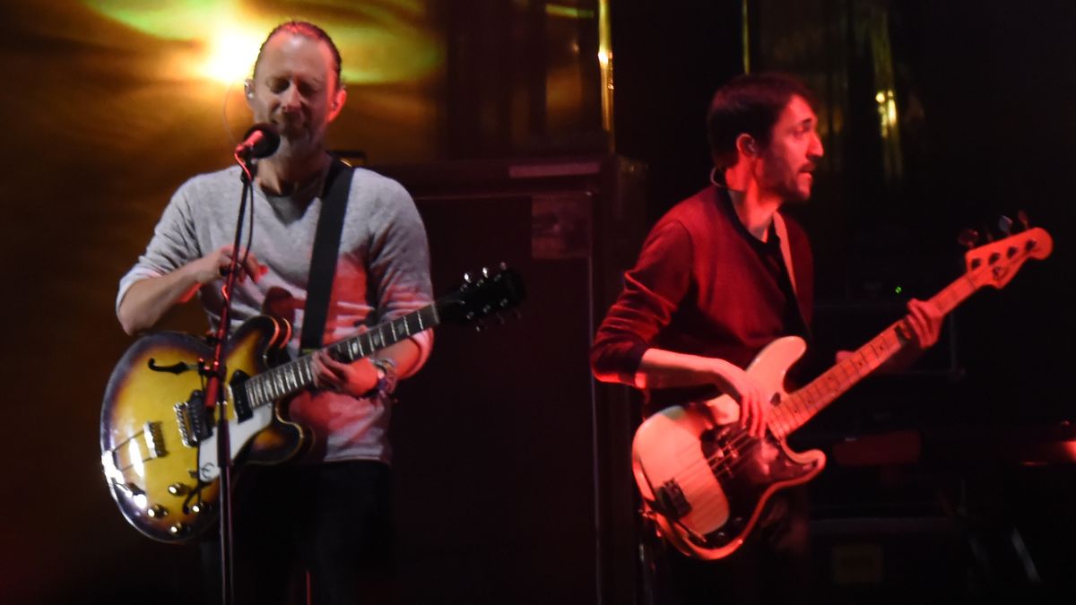 Radiohead&#039;s Thom Yorke and Colin Greenwood