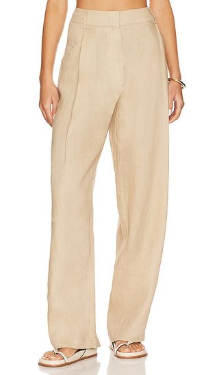 Linen Highrise Trousers