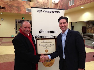 Crestron Recognizes Principal with Summum Bonum Award