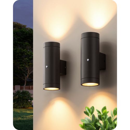 Metro Lane Smart Dusk to Dawn Outdoor Wall Lights