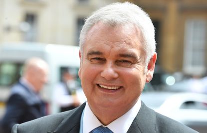 Eamonn Holmes wears his OBE (Officer of the Order of the British Empire) after it was awarded to him by Queen Elizabeth II