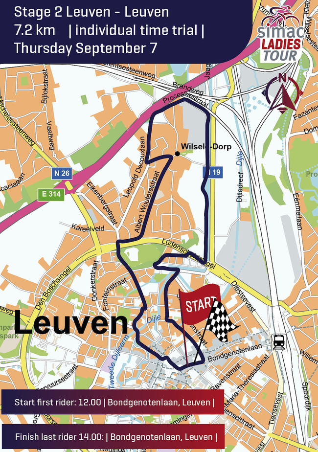 Simac Ladies Tour 2023 route Cyclingnews