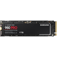 Samsung 980 Pro | 1TB | NVMe | PCIe 4.0 | 7,000 MB/s read | 5,000 write|  $79.95