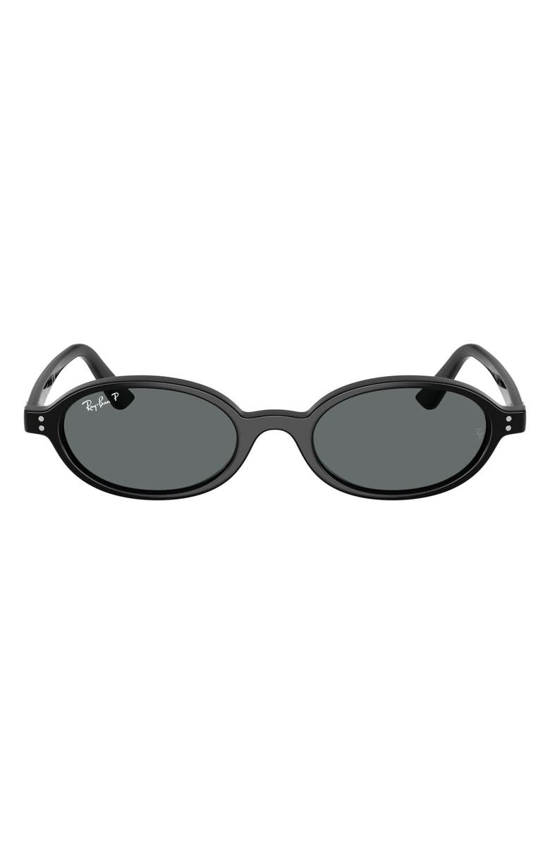 51mm Polarized Oval Sunglasses