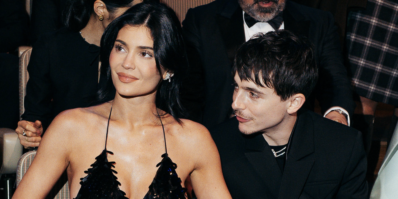 Kylie Jenner and Timothée Chalamet attend the EE BAFTA Film Awards 2025 at The Royal Festival Hall on February 16, 2025 in London, England. 