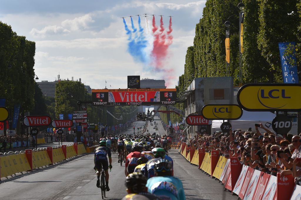 The arrival on the Champs-&Eacute;lys&eacute;es is always a special occasion for the the riders and fans