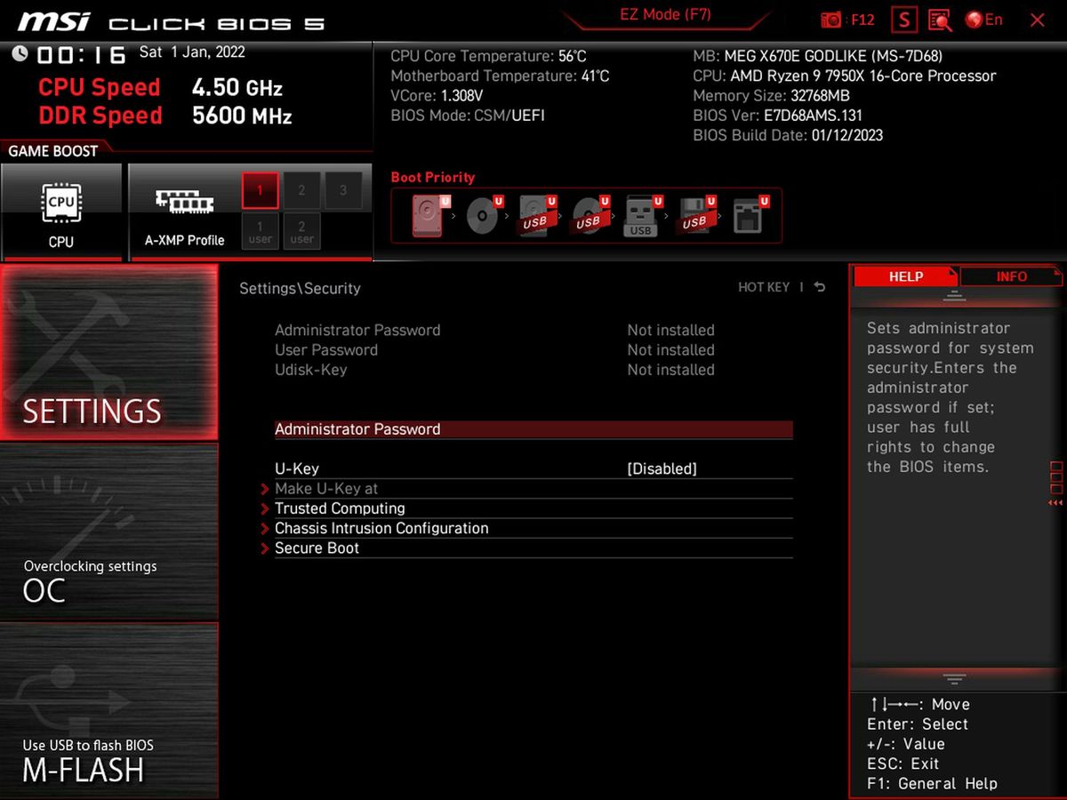 MSI X670E Godlike