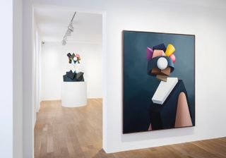 View of Jason Boyd Kinsella's exhibition 'The Impermanent State of Being' at Perrotin Matignon 8, 2022. Photography: Tanguy Beurdeley. Courtesy of the artist and Perrotin