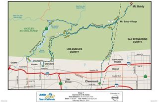 <p>Amgen Tour of California - Stage 7 Map</p>