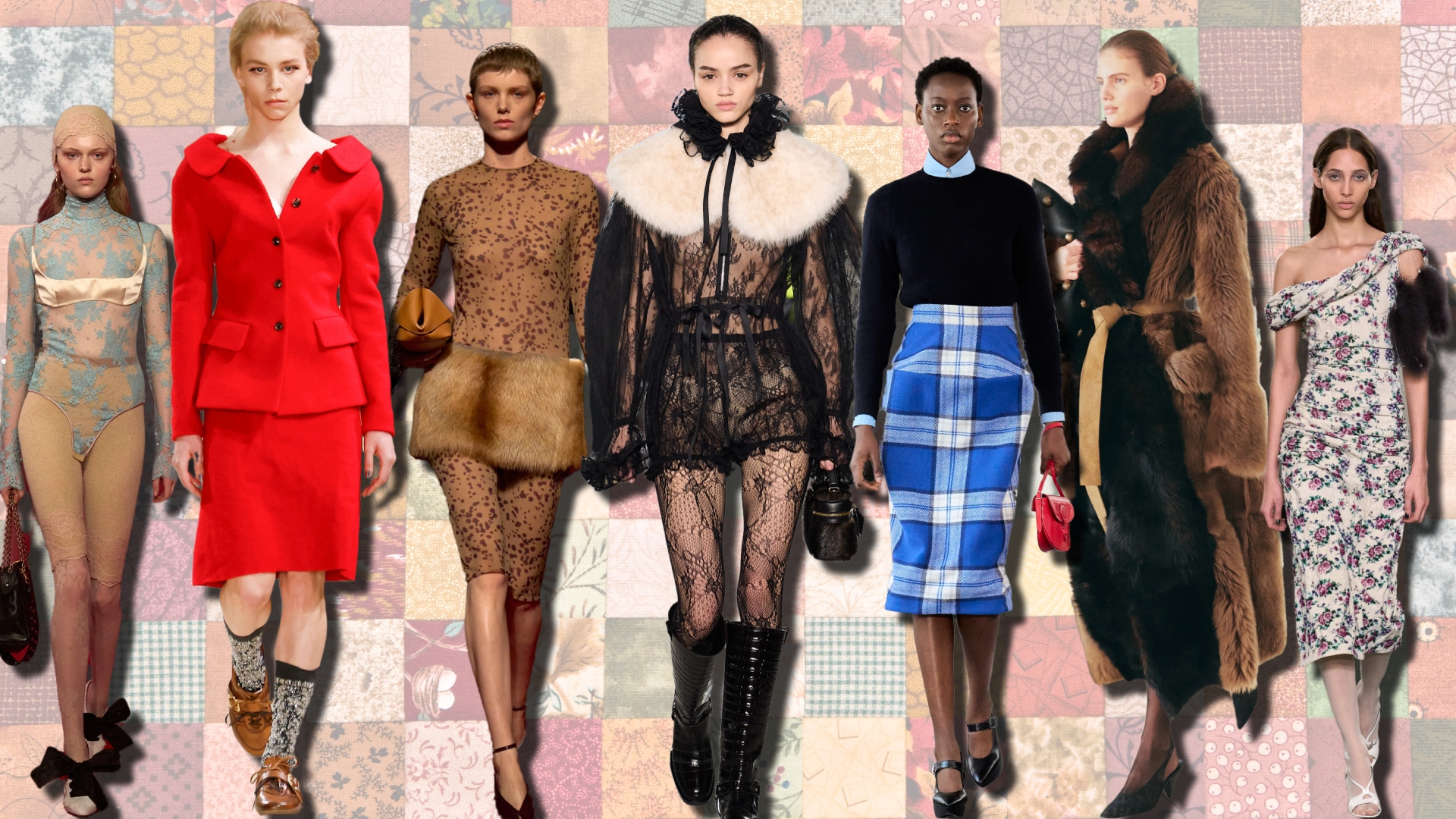 Runway shots of the fall trends.