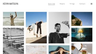 Squarespace photography portfolio template