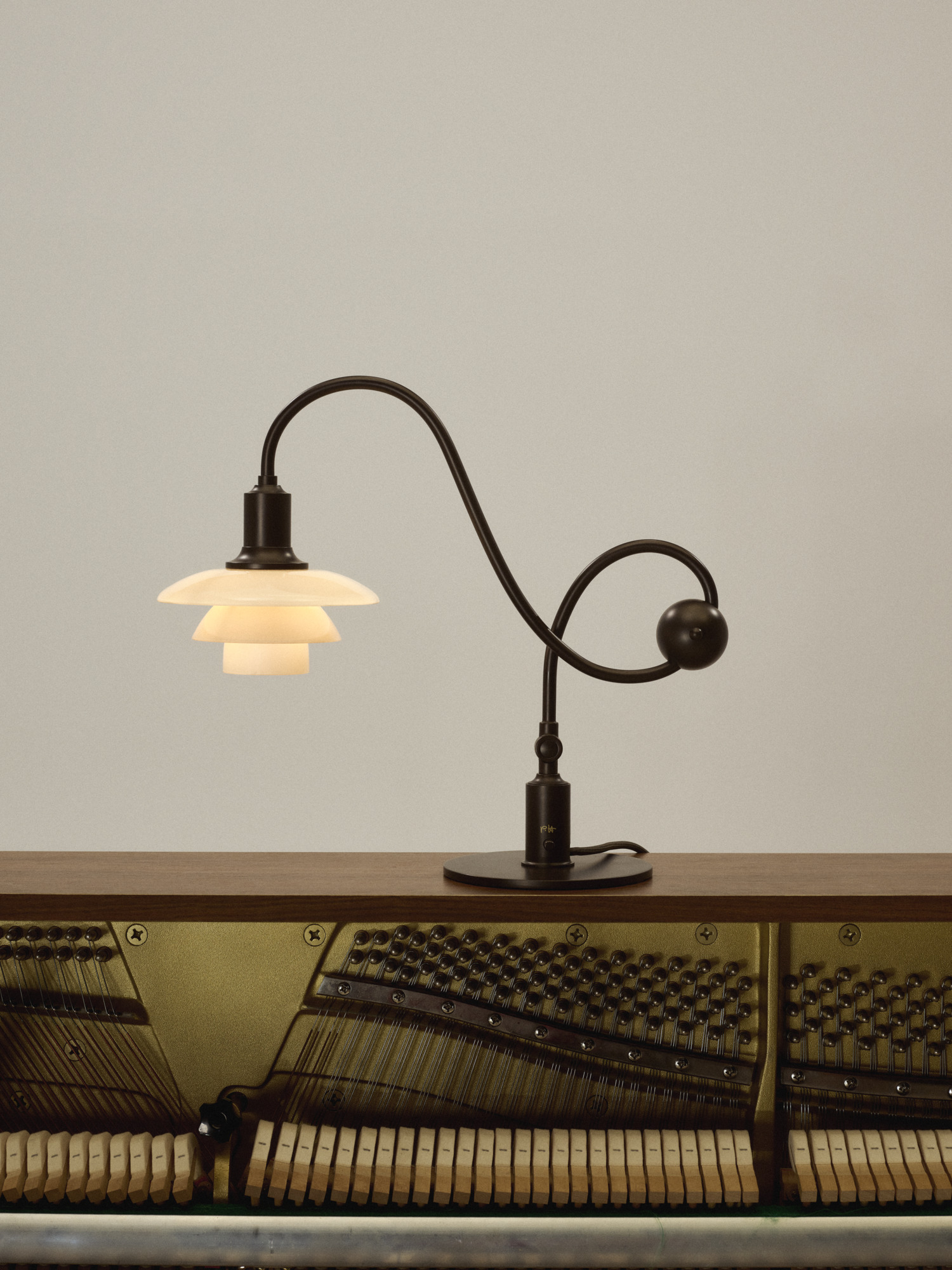 PH Piano lamp, by Poul Henningsen, for Louis Poulsen