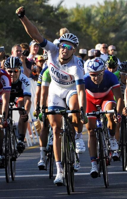 Marcel Kittel (Argos-Shimano) gets his first win of 2013 at Tour of Oman