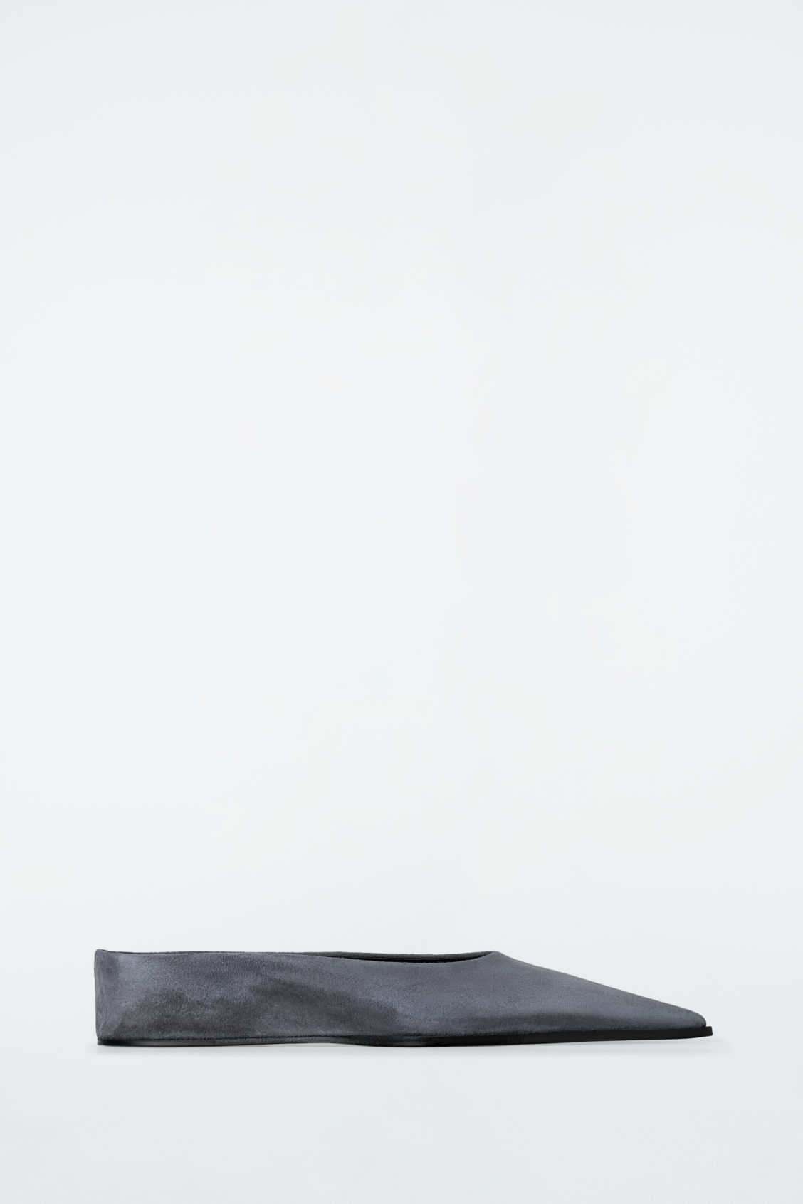 Pointed Suede Mules
