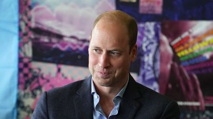 Prince William, Duke of Cambridge, President of the Football Association, during his visit to Dulwich Hamlet FC