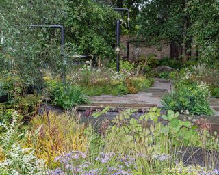 The M&G Garden. Designed by Harris Bugg Studio at RHS Chelsea Flower Show 2021