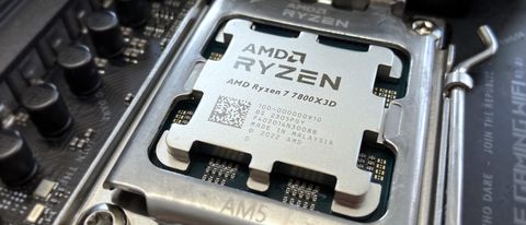AMD Ryzen 7 7800X3D in socket