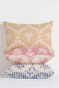 Anthropologie Damask Cotton Woven Icon Pillow Anthropologie Damask Cotton Woven Icon Pillow