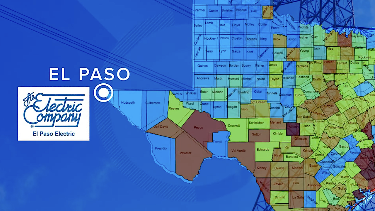 Texas outages and grid maps