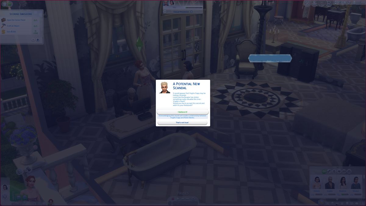The Sims 4 Royalty &amp; Legacy preview build
