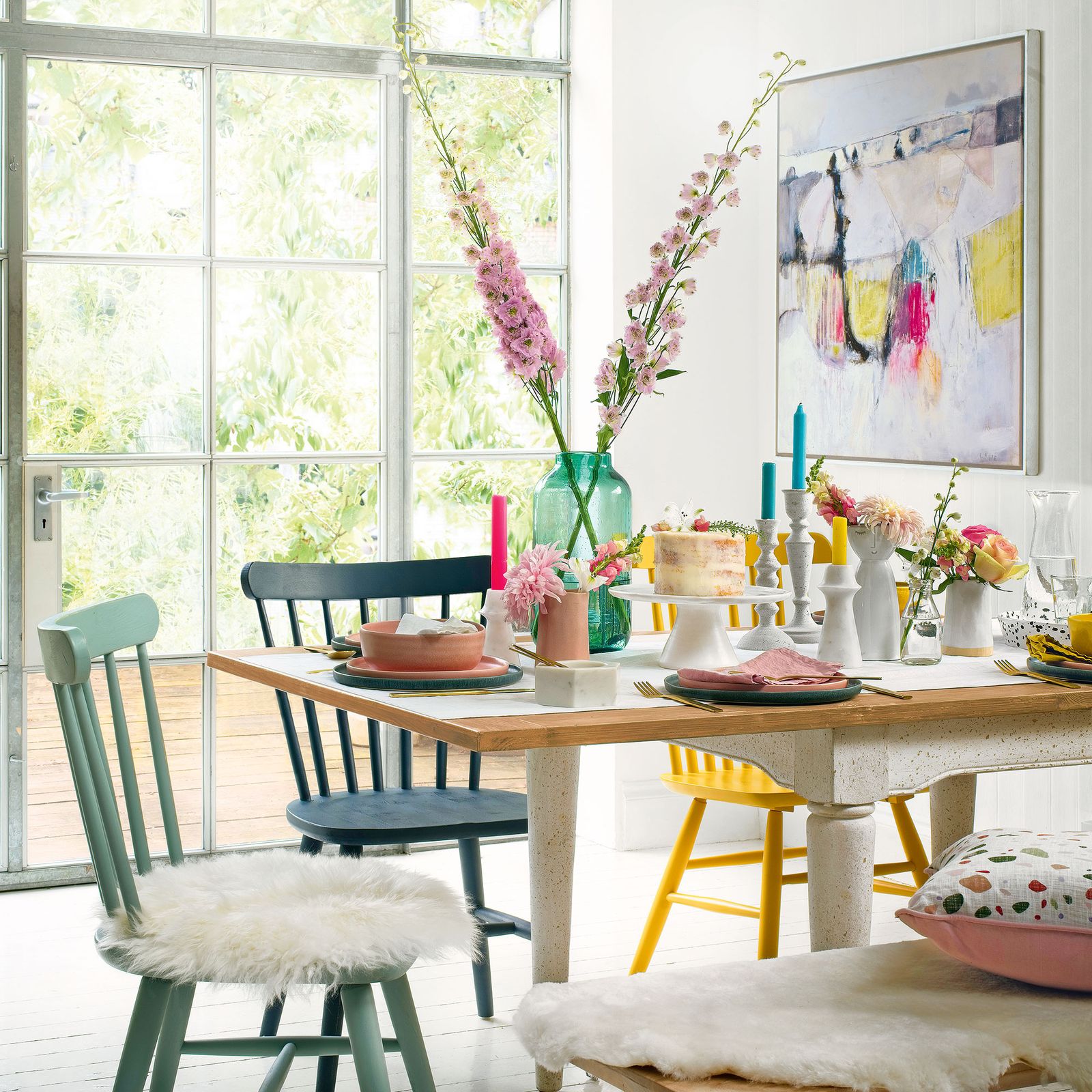 Kitchen table paint ideas what colours, areas and how to do it