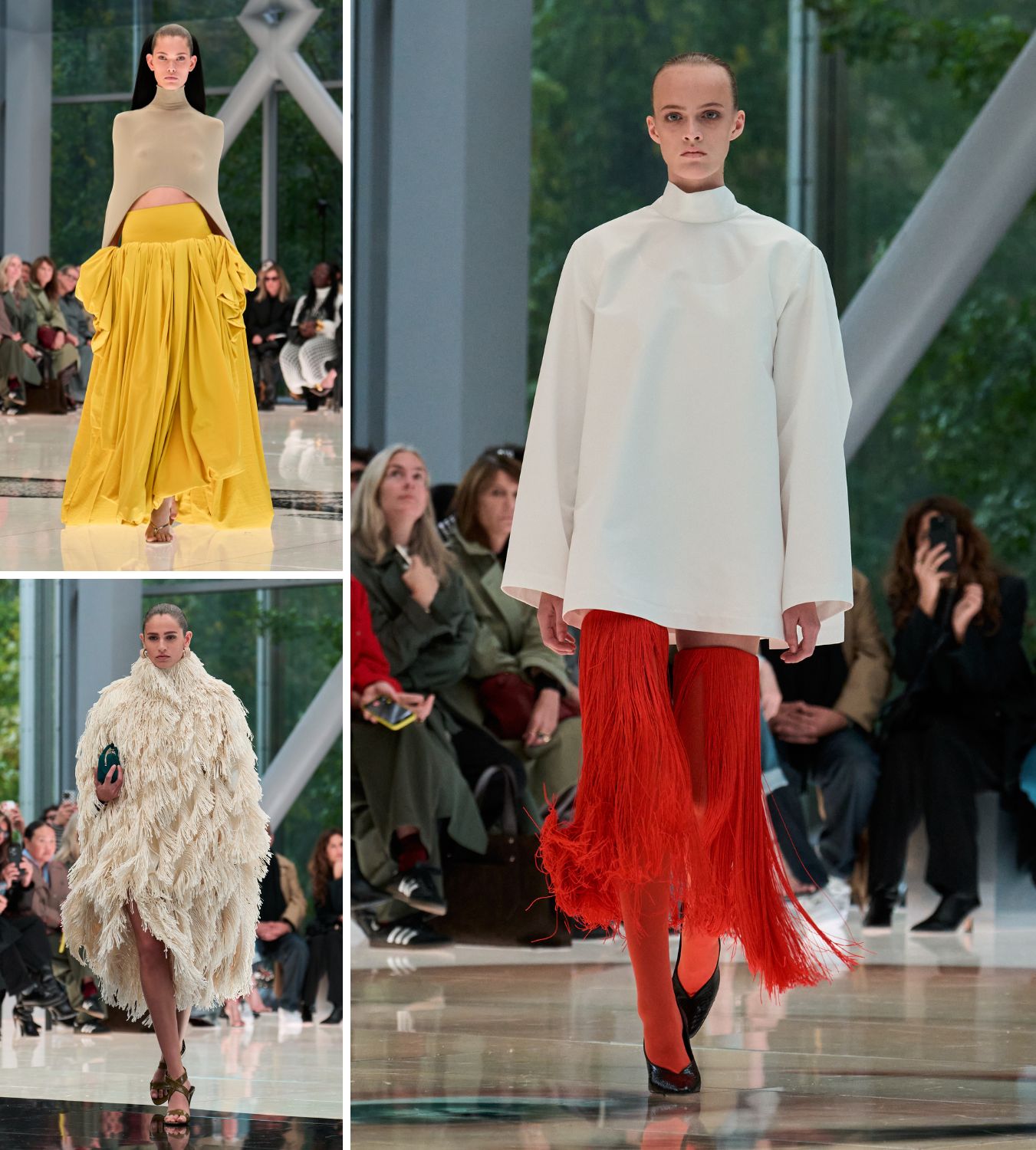 the alaia ss26 show at paris fashion week