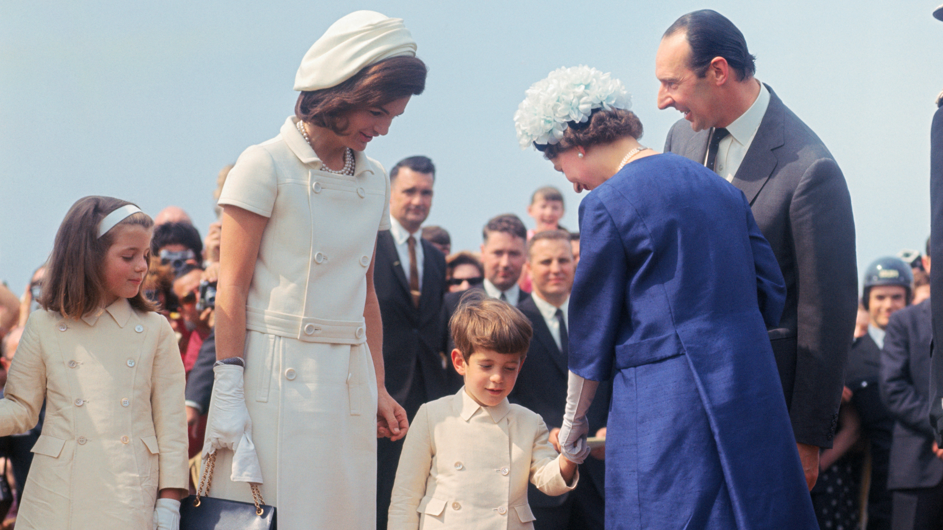 Jackie Kennedy and Queen Elizabeth